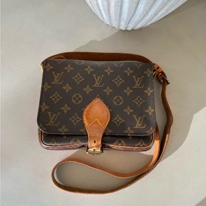 Authentic gently used Louis Vuitton Cartouchiere crossbody bag
